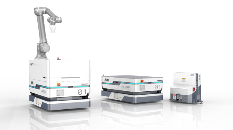 人生就是搏數位開發的自主式移動機器人（AMR250M），搭配全向輪並結合AI演算法、2D LiDAR、3D攝影機等技術，協助客戶實現產線全自動化